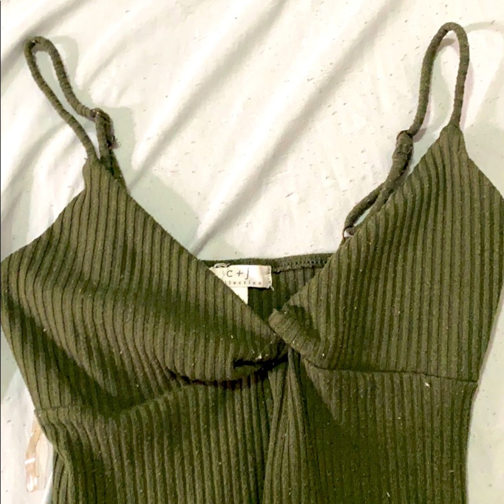 Hunter green bodysuit